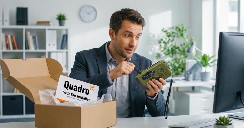 Notradio | Messeeinladung | QUADRO24