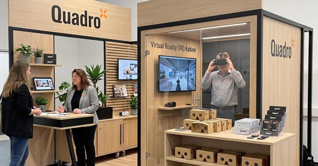Mobiler Messestand | VR | QUADRO